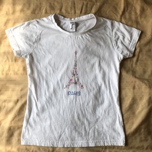 girls Paris tee